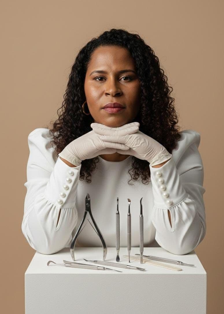 Profissional da Flor de Lótus Podologia